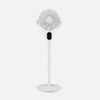 Ventilador De Pie Cadalso Blanco 8vel 25w 9asp 45d Fijo/rotat.motor.dc,remoto 100/138x48x40cm