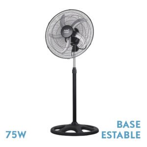 ventilador-de-pie-reforzado-negro-3-vel-giro-360-4.jpg Ventilador De Pie Reforzado Negro 3 Vel. 75W 5 Aspas Aluminio Plata Giro 360 Regx50x50 Cm