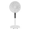 Ventilador De Pie Torbellino Blanco 3velocidades 60w 13aspas Regx41x41 Display Oscilante,remoto,temporizador