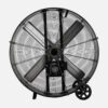Ventilador Industrial Maximum 800w Negro 127d  2 Velocidades C/ruedas 129,5x127x46cm