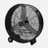 Ventilador Industrial Maximum 630w Negro 97,6d 2 Velocid.3asp.alum.ruedas 100x97,6x42cm