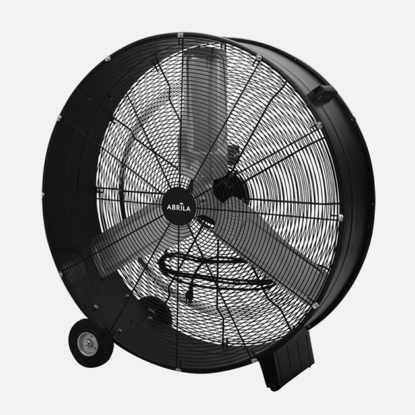 Ventilador Industrial Maximum 630w Negro 97,6d 2 Velocid.3asp.alum.ruedas 100x97,6x42cm