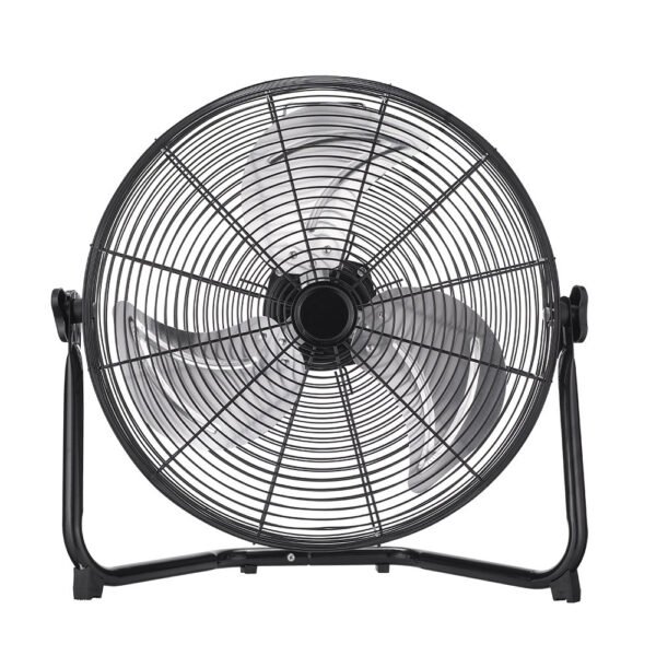 Ventilador Industrial Midas 120w Negro/cromo 55d  3 Velocidades,orientable 59x62x22 Cm