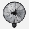 Ventilador Pared Arrecife 90w Negro/plata 45d  3 Velocidades Orientable Y Oscilante
