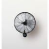 Ventilador Pared Arrecife 90w Negro/plata 45d  3 Velocidades Orientable Y Oscilante