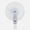 Ventilador Pared Cudo Blanco 3 Vel. 45w  Oscilante 5 Aspas Transp. 53x43x30 Cm