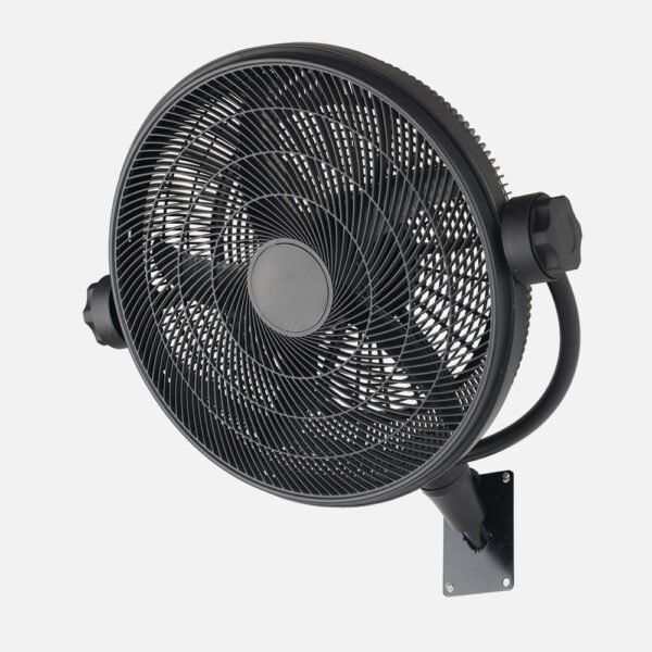 Ventilador Pie 3x1 Aifos Negro 3vel 90w 5aspas  Rotacion manual Suelo/pared/sobremesa Orientable Regx61x61cm