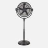 Ventilador Pie 3x1 Aifos Negro 3vel 90w 5aspas  Rotacion manual Suelo/pared/sobremesa Orientable Regx61x61cm