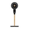 Ventilador Pie Bizancio Negro/haya 50w 3velocidades 95x30x30 Oscilante,tactil Display,remoto Y Temporizador