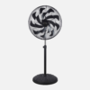 Ventilador Pie Indust.centurion Negro1velecidad 300w 16asp Fijo Y Rotat.oscilante Regx65x59cm