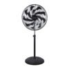 Ventilador Pie Indust.centurion Negro1velecidad 300w 16asp Fijo Y Rotat.oscilante Regx65x59cm