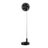 Ventilador DC Portatil Galan Negro 10w 3vel Bateria Regx20x20cm Plegable+remoto+temporizador