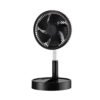 Ventilador DC Portatil Galan Negro 10w 3vel Bateria Regx20x20cm Plegable+remoto+temporizador