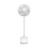 Ventilador Sobremesa C/pinza Sines Blanco 5w 3+1velocidades Recargable Alimen.usb 5asp Motor Dc 36x12,5x11,5cm Inalambrico