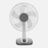 Ventilador Sobremesa Arroyo Grande Blanco/gris 3vel 45w 5 Aspas Oscilante Y Rotatorio 65x43x26cm