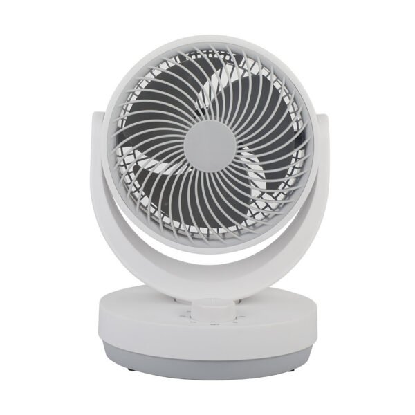 Ventilador Sobremesa Blanco/gris Lagos 3velocidades 35w 3aspas Orientable 29,8x22,6x20,6cm