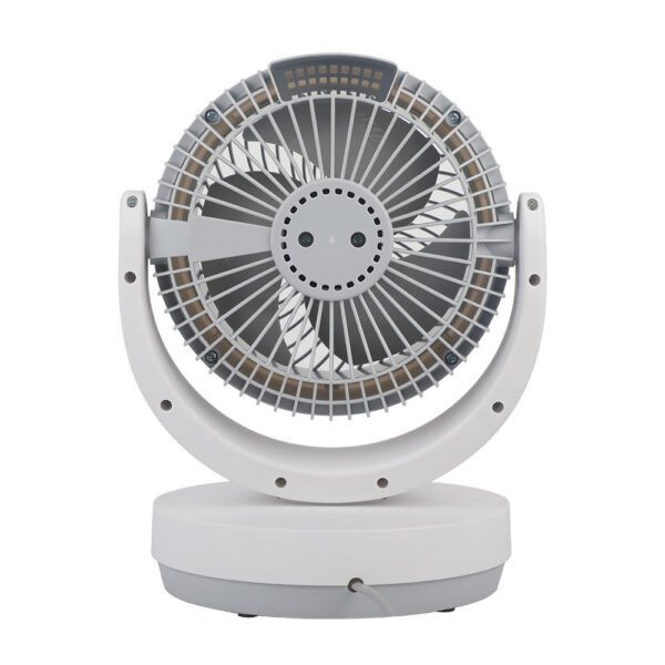 Ventilador Sobremesa Blanco/gris Lagos 3velocidades 35w 3aspas Orientable 29,8x22,6x20,6cm