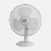 Ventilador Sobremesa Cape Grande Blanco 3 Vel. 40w  Oscilante 3 Aspas Blancas 53x43x25 Cm