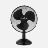 Ventilador Sobremesa Pizarro Mediano Negro 3velocidades 35w  Orientable Fijo Y Rotatorio 48x34x20cm