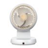 Ventilador Sobremesa Urbel Blanco/haya 30w 4vel 31,5x 21x24cm Oscilación 3d Remoto, Temporizador