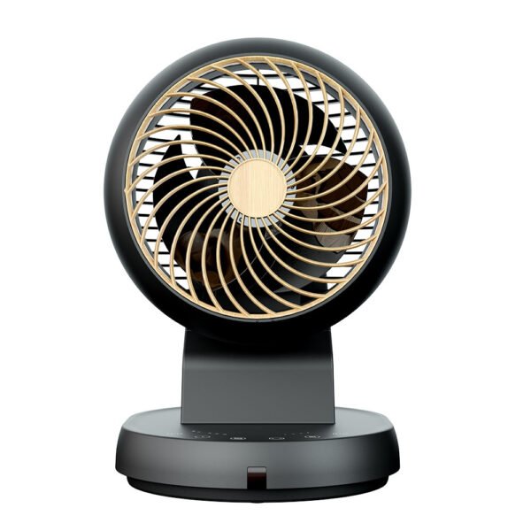 Ventilador Sobremesa Urbel Negro/haya 30w 4velocidades 31,5x 21x24cm Oscilacion 3d Remoto,temporizador