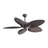 Ventilador Dc Borasco 24w Marron 5 Asp.6 Vel.132d  2950lm Remoto.memoria Y Temp.3000-4000-6000k