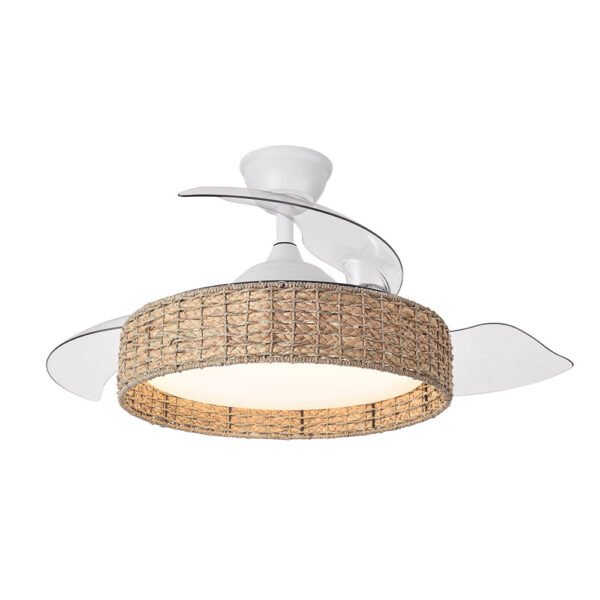 Ventilador Dc Canario 59w Blanco/natural 3asp.107d 6980lm 3000-4500-6500k Reg.intensidad+remoto+memoria+temporizador